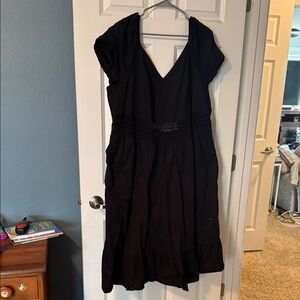 Torrid Elegant Black Midi Dress